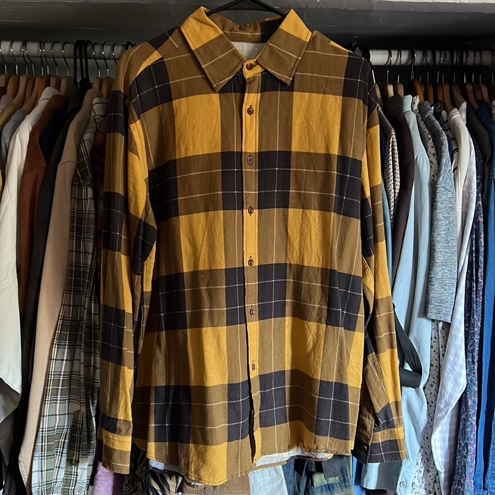 Asos Plaid Button Down Shirt